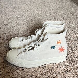 Converse High-Top Sneakers with embroidery